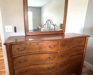 BUY IT NOW! $295.00.  Webb Dresser w/mirror.              64" W x 18" D x 40" H.         Mirror: 40" W x 47" H.