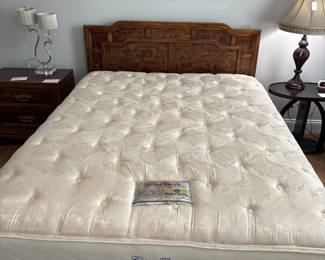 BUY IT NOW! $295.00. Queen size bed, headboard and queen size Sleeptronic  Chiro Collection "Angels Dream"  mattress. (Has matching dresser, Armoire and nightstand. Headboard: 60"W x 40" H. Mattress: 60" W x 80" L.