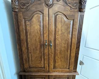 Very nice large wardrobe/armoire.  BUY IT NOW! $100.00   42 1/2"W x 83"H x 22 3/4"D