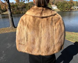 BUY IT NOW!  $200.00. McDaniel's mink fur capelet.