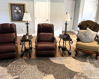 This lovely lake home is filled with very nice quality, clean furniture.