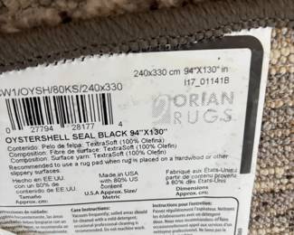 Orion Rugs Area Rug 94" x 130" (two matching rugs)