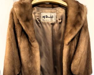 BUY IT NOW!  $200.00. McDaniel's mink fur capelet.