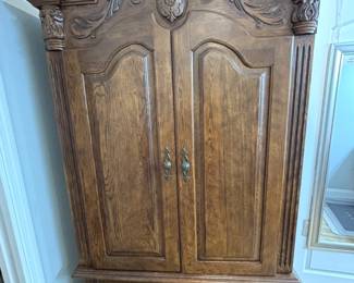 BUY IT NOW! $100.00. Wardrobe cabinet.                              42 1/2" W x 83" H x 22 3/4" D.