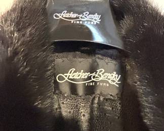 BUY IT NOW! $300.00. Fletcher-Bensky Black full length ranch mink coat, est. size 10/12.