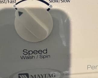 Maytag washer.