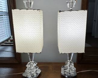 Pair of lamps.