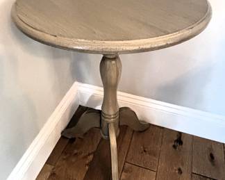 Round accent table.  15" dia. x 24" H.