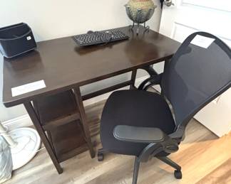 BUY IT NOW! $125.00. Home office small desk, dark brown.  42" W x 24" D x 20" H.