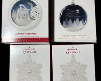 Elegant Hallmark Ornaments 