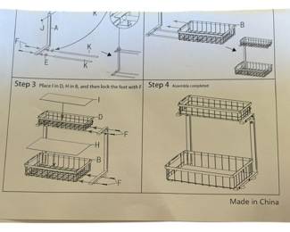 NEW Under Sink Organizer 