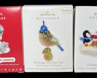 3 New Hallmark Ornaments 