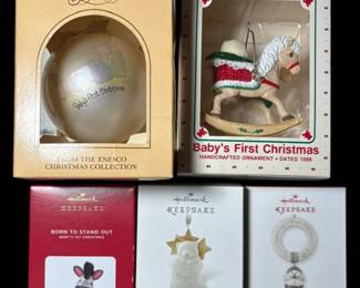 Hallmark First Christmas Ornaments 