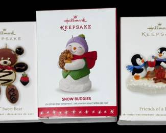 3 New Hallmark Ornaments 