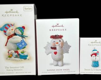 Hallmark Snowman Ornaments 