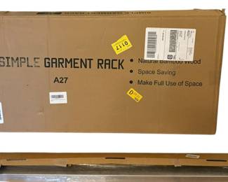 NEW Bamboo Garment Rack 