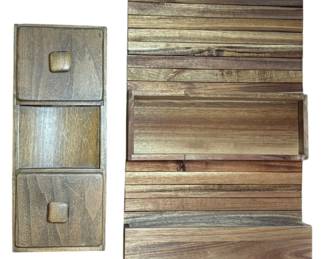 Over Sofa Wood Organizer 