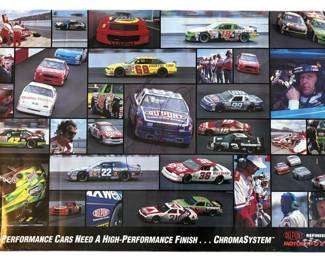 AUTOGRAPHED Ricky Craven Racing Poster 