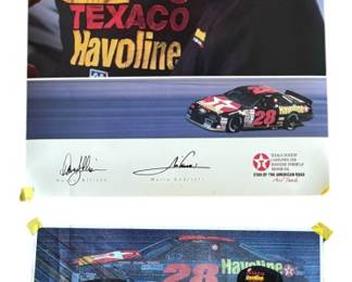 2 Texaco Racing Posters 