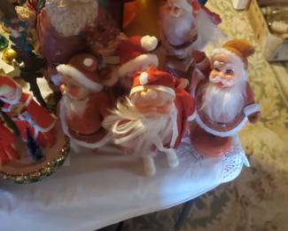 Vintage Santa clause ornaments