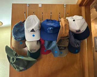 various ball caps