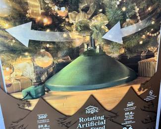 rotating artificial tree stand