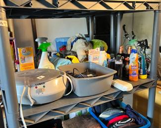 various cleaning products, personal products, etc. 