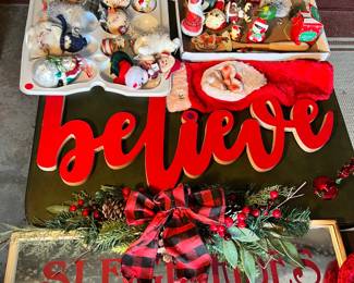 holiday decor and ornaments