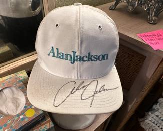 Autographed Alan Jackson ball cap