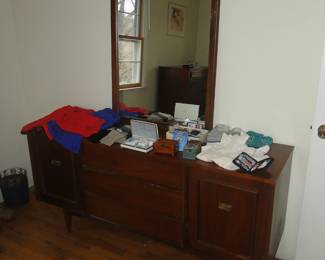 Dresser with mirror