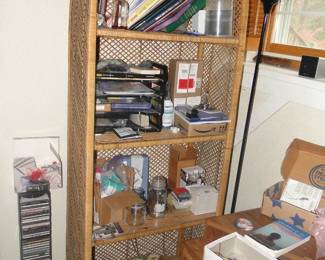 Bamboo shelf, CDs