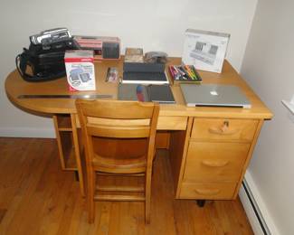 Desk with chair
