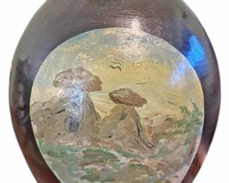 Cappadoce Landscape Ceramic Jar 