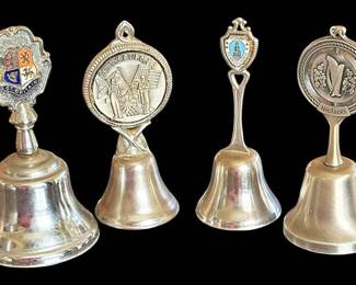 Silver Tone Destination Bells 