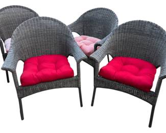 Style Selections Wicker Style Patio Chairs 