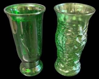 NAPCO E.O. Brody Green Vases 