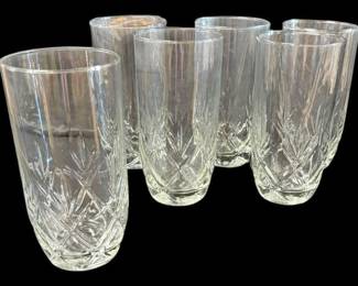 Anchor Hocking Fleur Highball glasses 