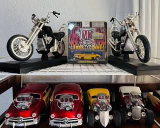 Close-up of Die Cast Cars