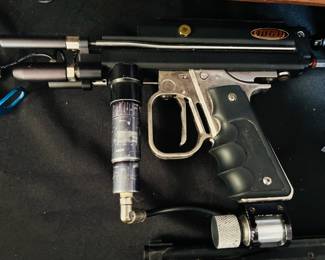 Close-up Paint Ball Gun