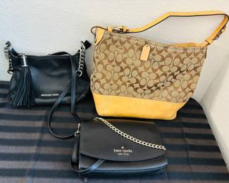 Authentic Michael Kors, Coach, Kate Spade Purses