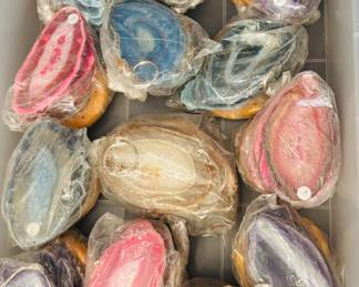 Mineral Slice Windchimes - New in Bags