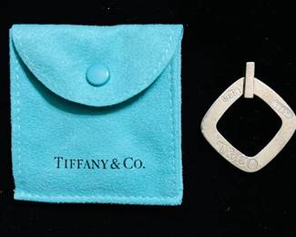 Close up of Tiffany & Co. Sterling Silver Pendant - (Note: Jewelry is NOT kept at the house before or after sale hours)