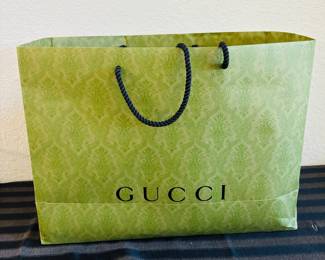 Authentic Gucci Shopping Bag