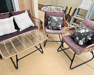 Bamboo Patio Set