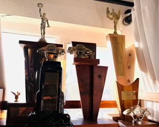 Vintage Car Trophies from 1960's