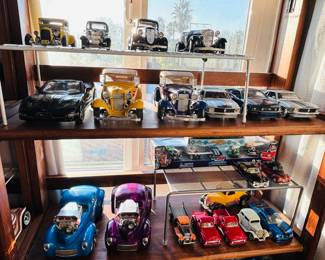 Close-up of Die Cast Cars