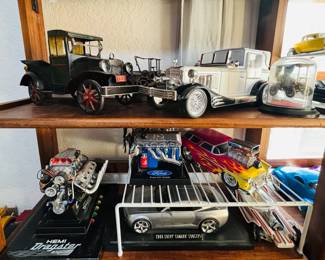 Close-up of Die Cast Cars