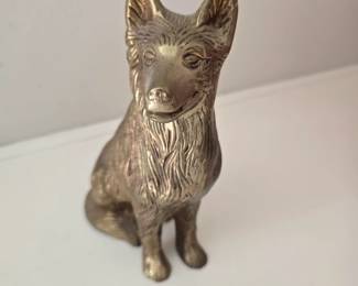 Brass dog