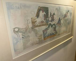 monotype Richard Hall with waterstain