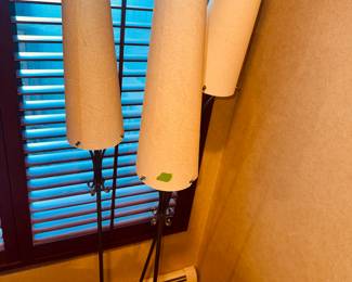 cool tripod floor lamp Mid Century Modern ish